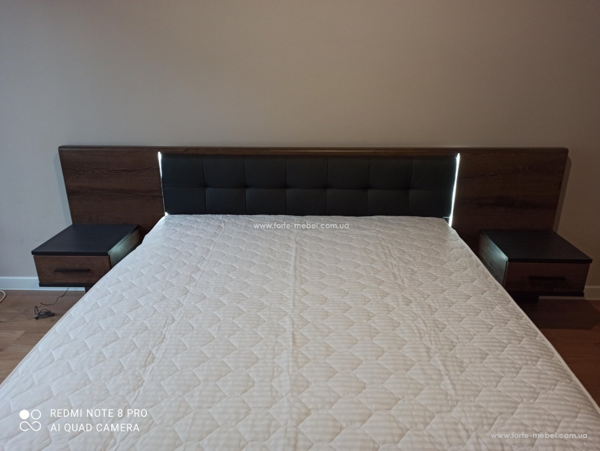 Кровать с тумбочками Bellevue BLQL181B (180*200) Кровать с тумбочками Bellevue BLQL181B (180*200)